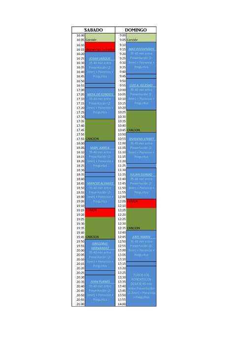 Horario Jornadas (3)